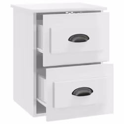 VidaXL 816396 comodino Bianco - Vista aggiuntiva 6