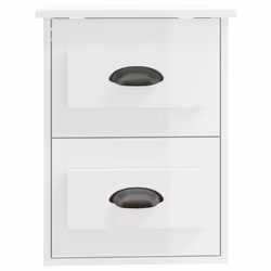 VidaXL 816396 comodino Bianco - Vista aggiuntiva 7