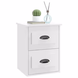VidaXL 816397 comodino Bianco - Vista aggiuntiva 5