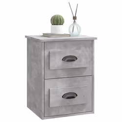 VidaXL 816400 comodino Colore cemento - Vista aggiuntiva 4