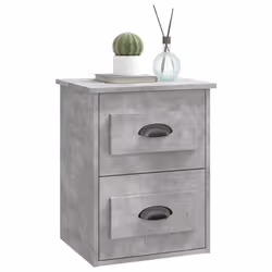 VidaXL 816401 comodino Colore cemento - Vista aggiuntiva 4