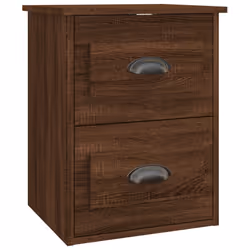 Comodino a Parete Rovere Marrone 41,5x36x53 cmcod mxl 103379 - Vista aggiuntiva 2