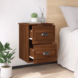 Comodino a Parete Rovere Marrone 41,5x36x53 cmcod mxl 103379 - Vista aggiuntiva 3