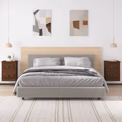 Comodini a Parete 2 pz Rovere Marrone 41,5x36x53 cmcod mxl 78961 - Vista aggiuntiva 3