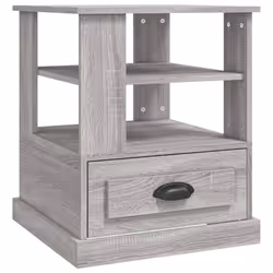 vidaXL Tavolino Grigio Sonoma 50x50x60 cm in Legno Multistrato - Vista aggiuntiva 2