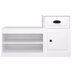 VidaXL 816416 scarpiera Bianco - Vista aggiuntiva 6