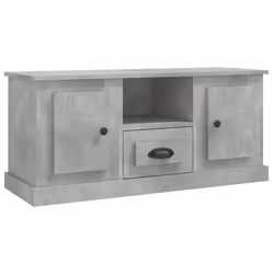 Mobile Porta TV Grigio Cemento 100x35,5x45cm Legno Multistratocod mxl 127119 - Vista aggiuntiva 2