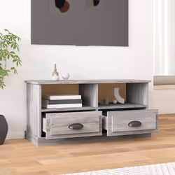 Mobile TV Grigio Sonoma 93x35,5x45 cm in Legno Multistratocod mxl 79403 - Vista aggiuntiva 3