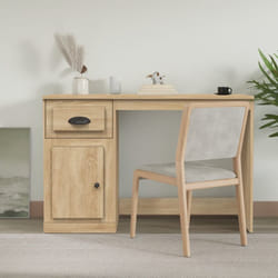 Vidaxl - Scrivania Cassetto, Scrivania per Computer Rovere Sonoma 115x50x75 cm Legno Multistrato