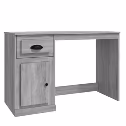 Scrivania Cassetto Grigio Sonoma 115x50x75 cm Legno Multistratocod mxl 103712 - Vista aggiuntiva 2