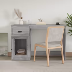 Scrivania Cassetto Grigio Sonoma 115x50x75 cm Legno Multistratocod mxl 103712 - Vista aggiuntiva 3