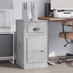 Questo armadietto è un complemento pratico e decorativo per il vostro spazio abitativo! Materiale resistente: Il legno ingegn ...