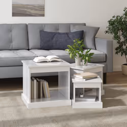 VidaXL 816490 tavolino da caffè, comodino e consolle da soggiorno