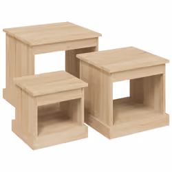 vidaXL Tavolini da Salotto 3 pz Rovere Sonoma in Legno Multistrato - Vista aggiuntiva 2