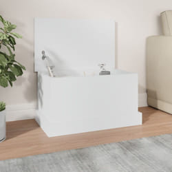 Vidaxl - Contenitore Portaoggetti Bianco 50x30x28 cm Legno Multistrato 1130