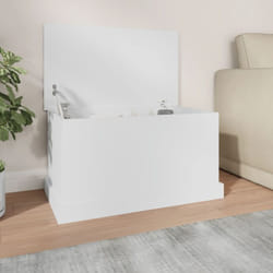 Vidaxl - Contenitore Portaoggetti Bianco 70x40x38 cm Legno Multistrato 7348