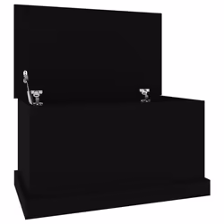 vidaXL Contenitore Portaoggetti Nero 70x40x38 cm Legno Multistrato - Vista aggiuntiva 2