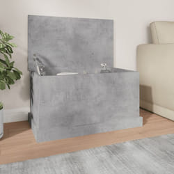 Vidaxl - Contenitore Grigio Cemento 70x40x38 cm in Legno Multistrato 3231