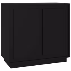Credenza Nera 80x34x75 cm in Legno Multistratocod mxl 105894 - Vista aggiuntiva 2