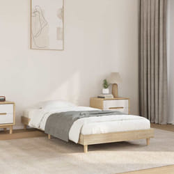 Giroletto, Letto per adulti Rovere Sonoma 100x200 cm in Legno Multistrato Vidaxl 5144
