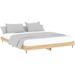 Giroletto senza Materasso Rovere Sonoma 150x200cm in Truciolato Vidaxl