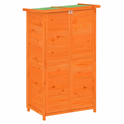 Rimessa da Giardino Marrone 83x57x140 cm Legno Massello di Pinocod mxl 102893 - Vista aggiuntiva 2