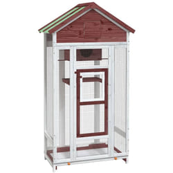 Vidaxl - Casetta per Uccelli Moka 91,5x53x170 cm Legno Massello Pino