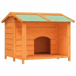 Cuccia per Cani Marrone 96x87x80,5 cm in Legno Massello di Pinocod mxl 121369 - Vista aggiuntiva 2