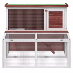 Conigliera Moka 102x90x84,5 cm in Legno Massello di Pinocod mxl 127499 - Vista aggiuntiva 3
