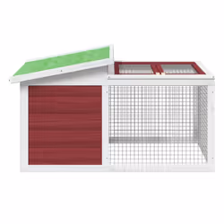 Conigliera Moka 100,5x54x55 cm in Legno Massello di Pinocod mxl 118287 - Vista aggiuntiva 3