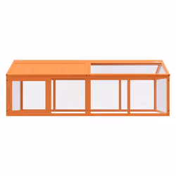 Box per Animali Marrone 200x112,5x74 cm Legno Massello di Pinocod mxl 126850 - Vista aggiuntiva 3