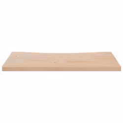 Piano Scrivania 80x40x2,5 cm in Legno Massello di Pinocod mxl 128363 - Vista aggiuntiva 3