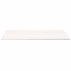Piano Scrivania Bianco 100x50x2,5 cm in Legno Massello di Pinocod mxl 118364 - Vista aggiuntiva 3
