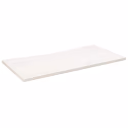 Piano Scrivania Bianco 110x55x2,5 cm in Legno Massello di Pinocod mxl 94438 - Vista aggiuntiva 2