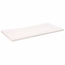 Piano Scrivania Bianco 100x60x2,5 cm in Legno Massello di Pinocod mxl 94411 - Vista aggiuntiva 2