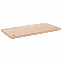 Piano Scrivania 80x40x2,5 cm in Legno Massello di Pinocod mxl 128276 - Vista aggiuntiva 2