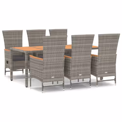 VidaXL 3157552 set mobili da esterno Grigio - Vista aggiuntiva 2