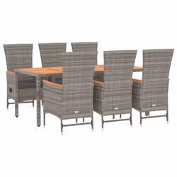 VidaXL 3157552 set mobili da esterno Grigio - Vista aggiuntiva 3