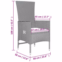 VidaXL 3157662 set mobili da esterno - Vista aggiuntiva 6