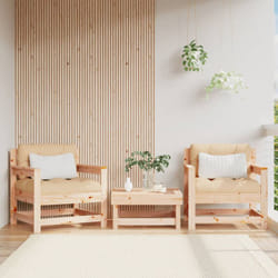 Vidaxl - Sedie da Giardino con Cuscini 2 pz Legno Massello di Pino