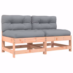 Divani Centrali con Cuscini 2 pz in Legno Massello di Douglascod mxl 83188 - Vista aggiuntiva 2