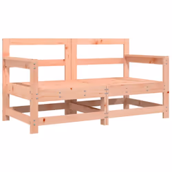 Sedie da Giardino con Cuscini 2 pz in Legno Massello di Douglascod mxl 83173 - Vista aggiuntiva 3
