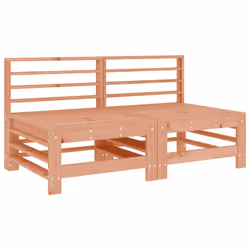 Divani Centrali con Cuscini 2 pz in Legno Massello di Douglascod mxl 73153 - Vista aggiuntiva 3