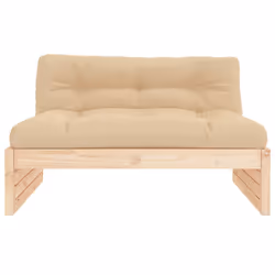 vidaXL Divano Centrale 120x80 cm in Legno Massello di Pino - Vista aggiuntiva 3