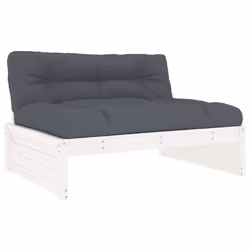 Divano Centrale 120x80 cm in Legno Massello di Pino Biancocod mxl 121034