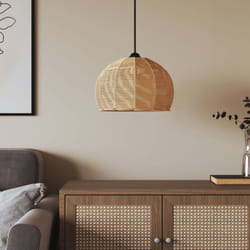 Paralume da Soffitto Ø36x26 cm Ferro e Carta Vidaxl 76980
