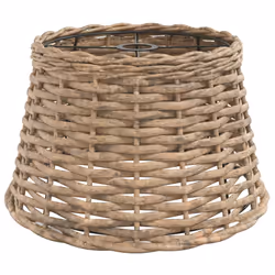 Paralume da Soffitto Marrone Ø38x23 cm in Viminicod mxl 73133 - Vista aggiuntiva 2