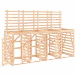 Copribidone Quadruplo in Legno Massello di Pinocod mxl 78759 - Vista aggiuntiva 2