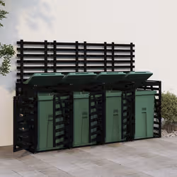 VidaXL 3157701 accessorio per contenitori di rifiuti Nero - Vista aggiuntiva 2