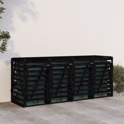 VidaXL 3157701 accessorio per contenitori di rifiuti Nero - Vista aggiuntiva 3